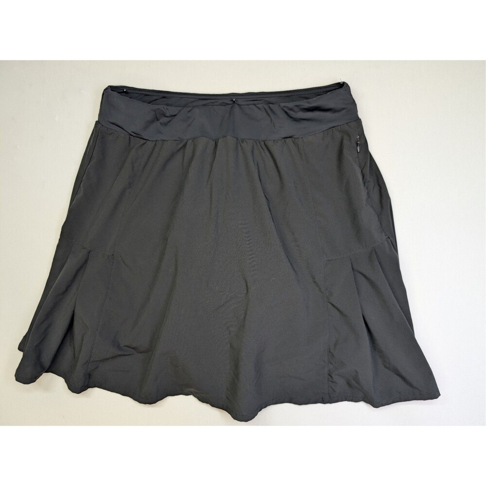 Beroy Women’s Padded Cycling Skort - Black Athletic Bike Skirt with Pocket XL